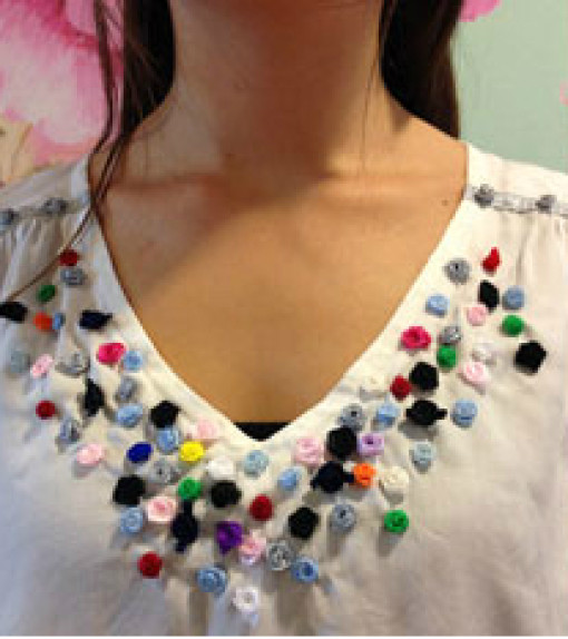 DIY bloemenshirt
