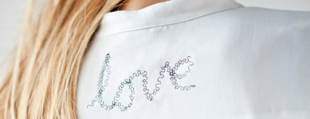 DIY tekst op kledingstuk