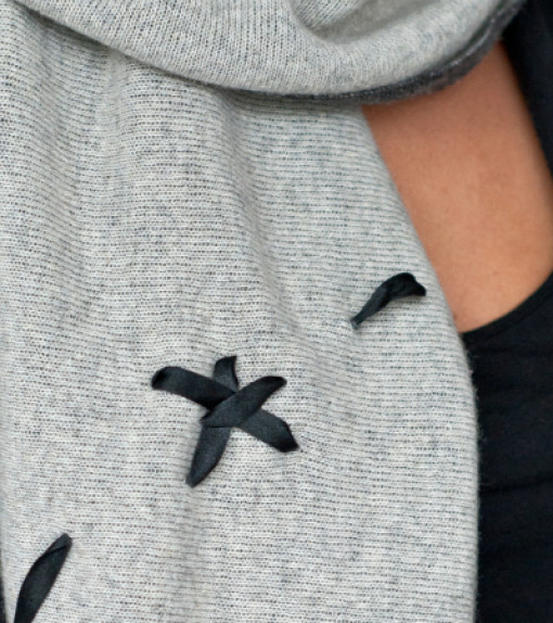 DIY sjaal met sterren
