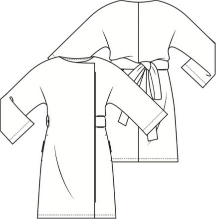 Kimonojurk (post patroon)-787323