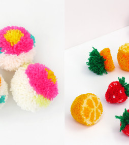 DIY met pompoms