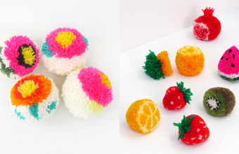 DIY met pompoms