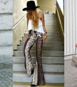 Trend van de straat: flare pants