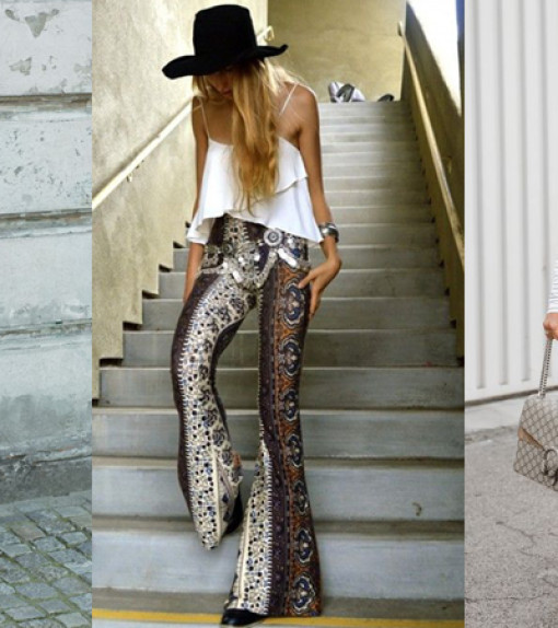 Trend van de straat: flare pants