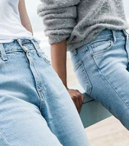 Trend van de straat: mom jeans