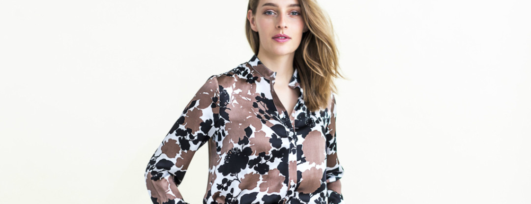 Zo kan het ook: blouse met print