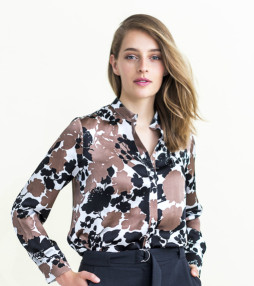 Zo kan het ook: blouse met print