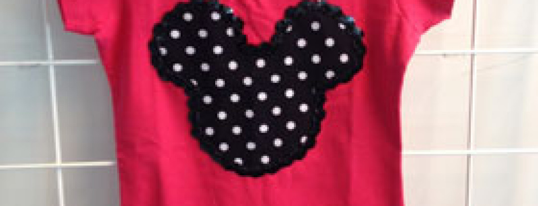 DIY Mickey Mouse shirtje