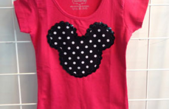 DIY Mickey Mouse shirtje