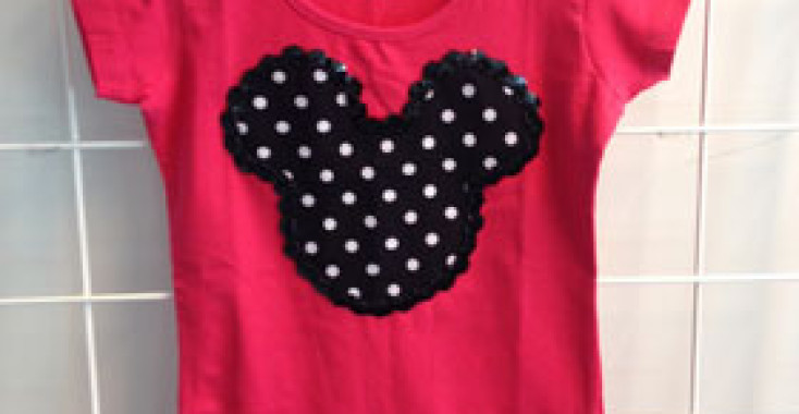 DIY Mickey Mouse shirtje