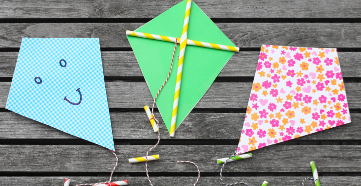 DIY: Zomerse mini-vlieger van rietjes