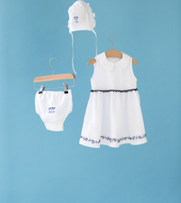 Borduren op babykleding