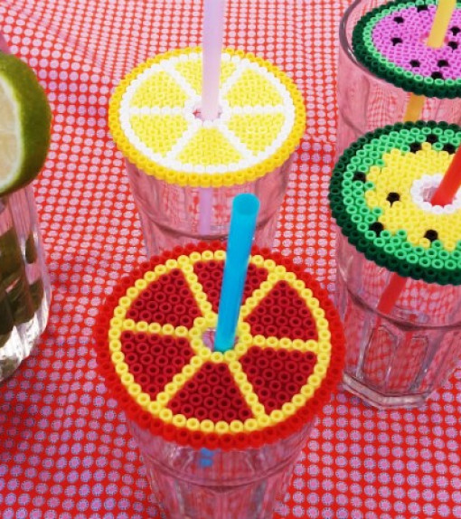 DIY dekseltjes van strijkkralen