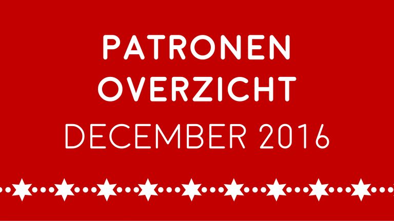 Patronen overzicht Knipmode december