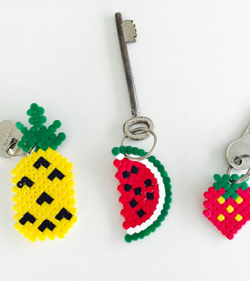 Diy: Tropische sleutelhanger