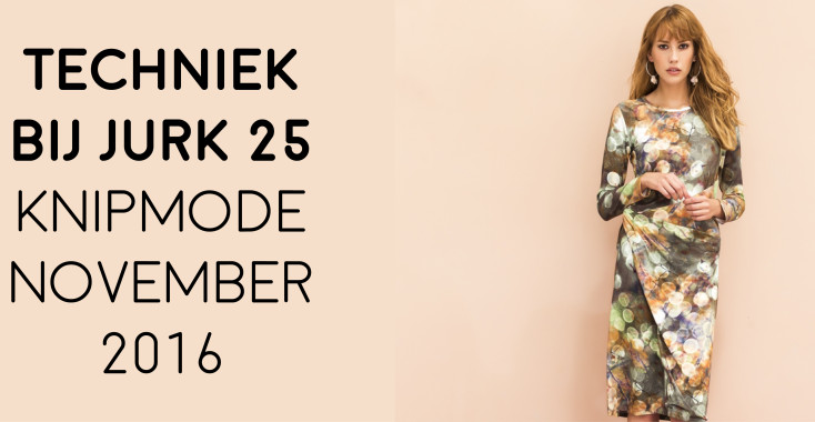 Techniek bij jurk 25 | Knipmode november 2016