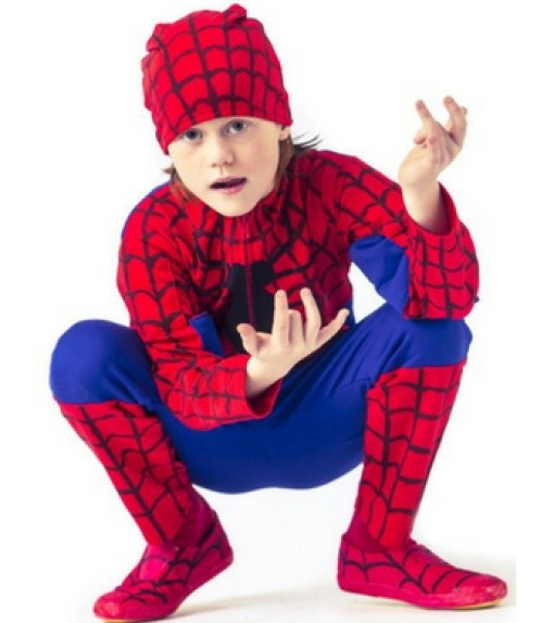 Gratis patroon carnavalspak Spiderman