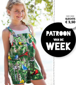 Patroon van de week | Salopetteshort