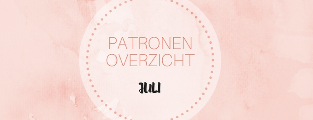 Patronenoverzicht | Knipmode juli 2017