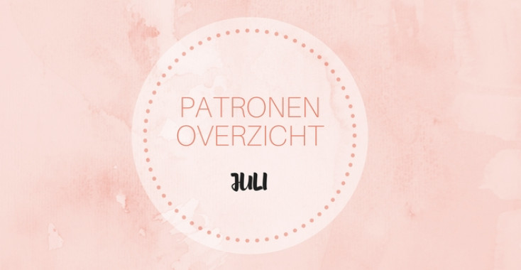 Patronenoverzicht | Knipmode juli 2017