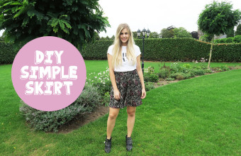 DIY | Simple skirt – Mode met Michelle