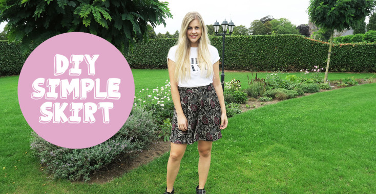 DIY | Simple skirt – Mode met Michelle