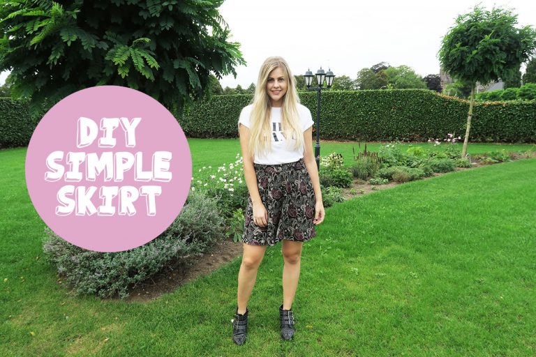 DIY | Simple skirt – Mode met Michelle