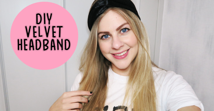 DIY | Velvet haarband – Mode met Michelle