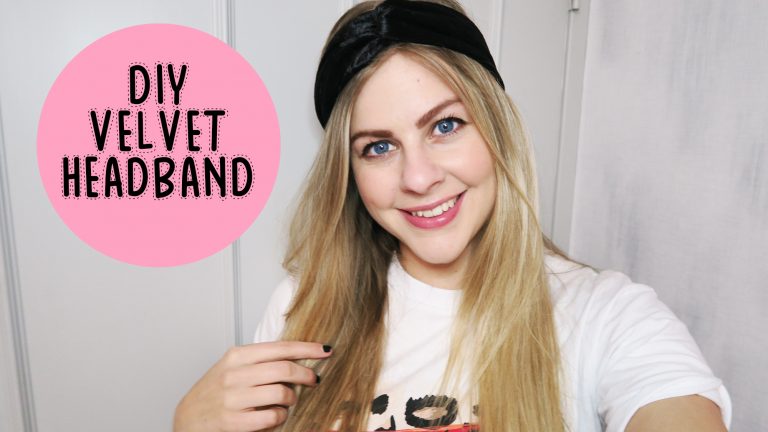 DIY | Velvet haarband – Mode met Michelle