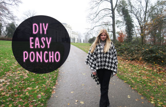 DIY | Easy poncho – Mode met Michelle