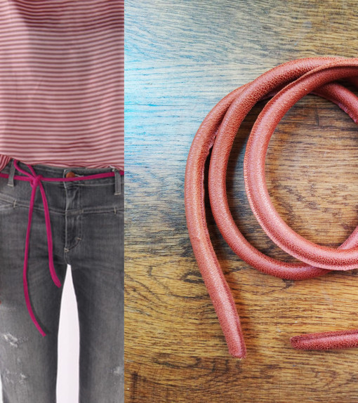 DIY | Leren knoopceintuur