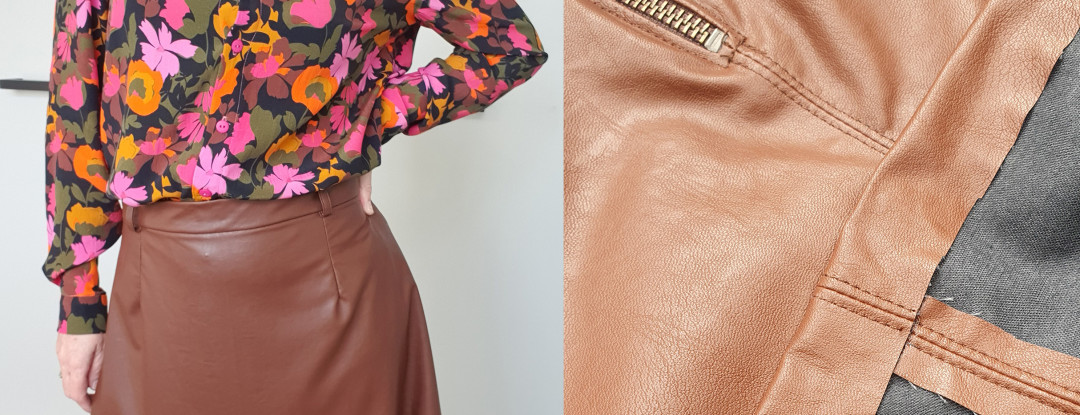 Van onze blogger Marlie | Imitatieleren rok