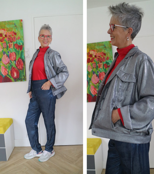 Van Projector tot Peace: Blouse en broek naaien met geborduurde details