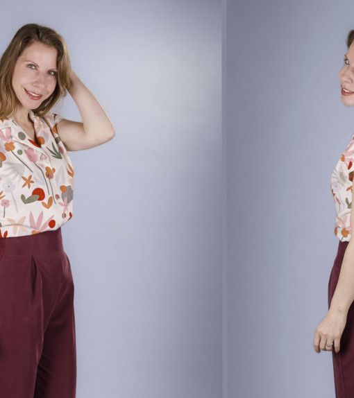 Zomerse look met modal: Lieve kiest voor een capribroek