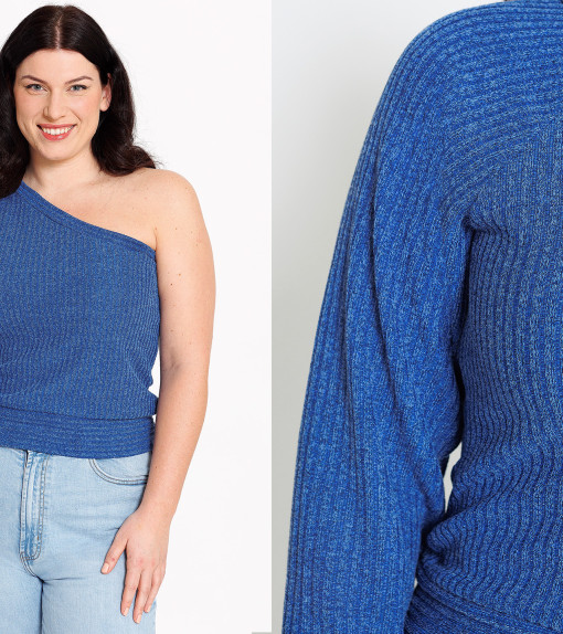 Lente/Zomer Must-Have: De one-schouder rib top