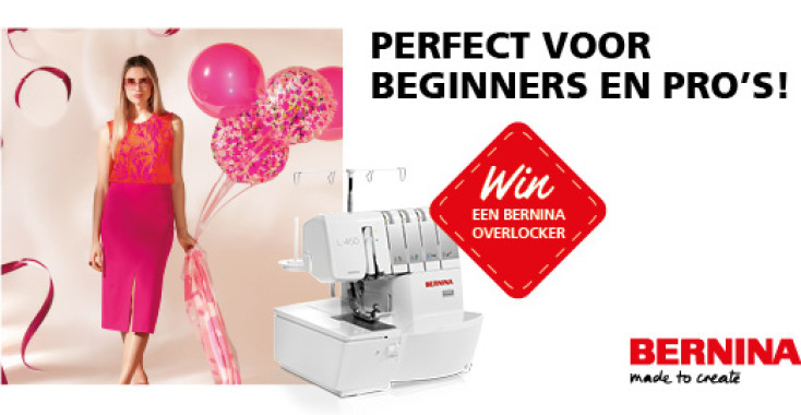 Win een BERNINA BERNINA L 450 én een jaarabonnement op Knipmode!