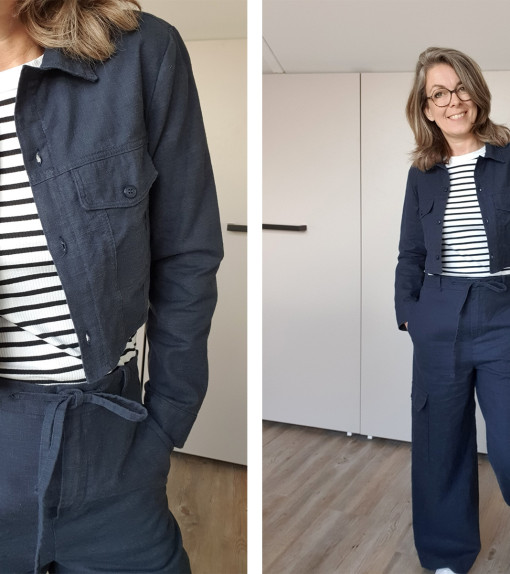 Mode komt terug: Marlie maakt haar eigen cargobroek