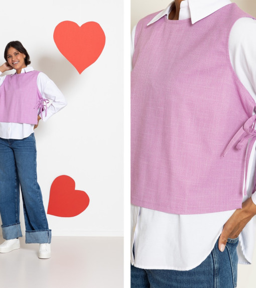 De striktop – een eenvoudig patroon met speelse details