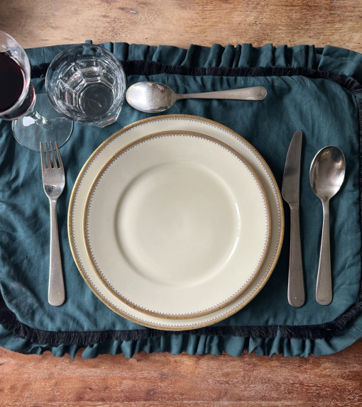 Placemats naaien met een ruche; mét stap-voor-stapuitleg