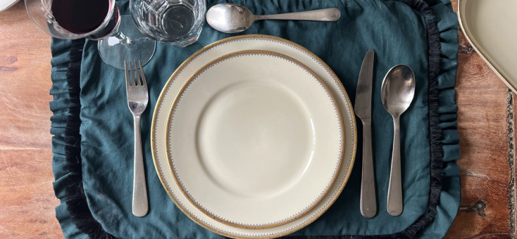 Placemats naaien met een ruche; mét stap-voor-stapuitleg
