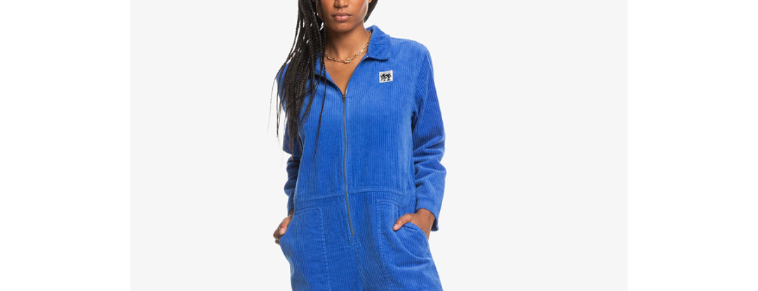 Vrouwenmode herfst/winter: de ribfluwelen overall is onmisbaar